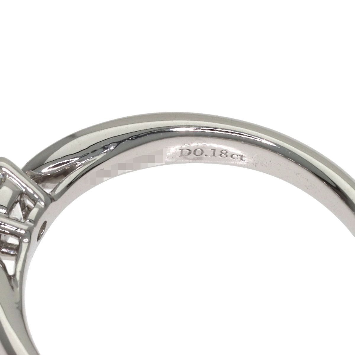 TIFFANY&Co. Harmony Solitaire 1P Diamond Ring Platinum PT950 Ladies [Used]