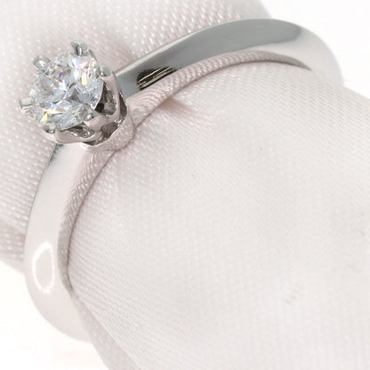TIFFANY&Co. Solitaire Diamond Ring Platinum PT950 Ladies [Used]