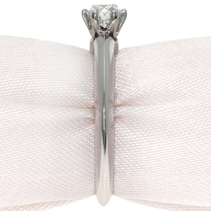 TIFFANY&Co. Solitaire Diamond Ring Platinum PT950 Ladies [Used]