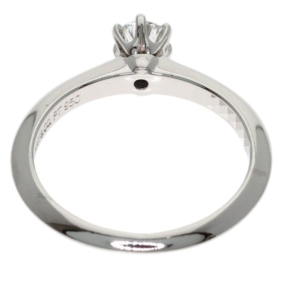 TIFFANY&Co. Solitaire Diamond Ring Platinum PT950 Ladies [Used]