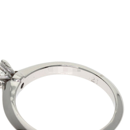 TIFFANY&Co. Solitaire Diamond Ring Platinum PT950 Ladies [Used]