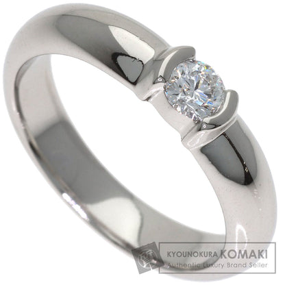 TIFFANY&Co. Dots Solitaire Diamond Ring Platinum PT950 Ladies [Used]