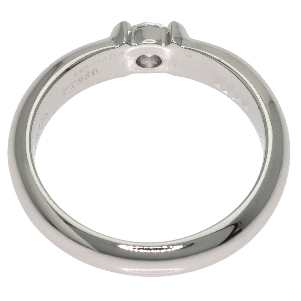 TIFFANY&Co. Dots Solitaire Diamond Ring Platinum PT950 Ladies [Used]