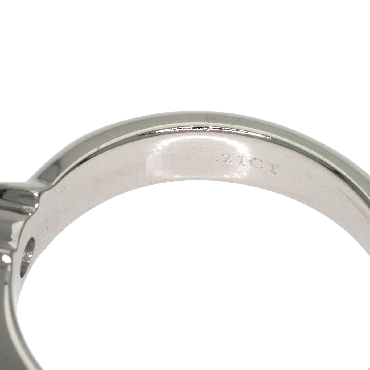 TIFFANY&Co. Dots Solitaire Diamond Ring Platinum PT950 Ladies [Used]