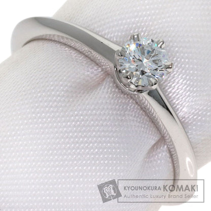 TIFFANY&Co. Solitaire Diamond Ring Platinum PT950 Ladies [Used]