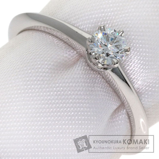 TIFFANY&Co. Solitaire Diamond Ring Platinum PT950 Ladies [Used]