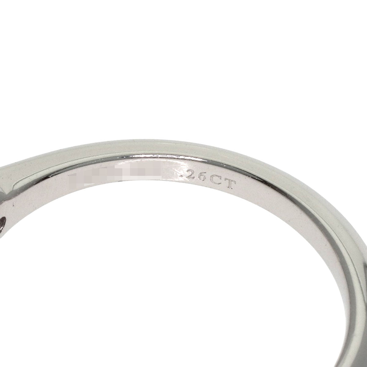 TIFFANY&Co. Solitaire Diamond Ring Platinum PT950 Ladies [Used]