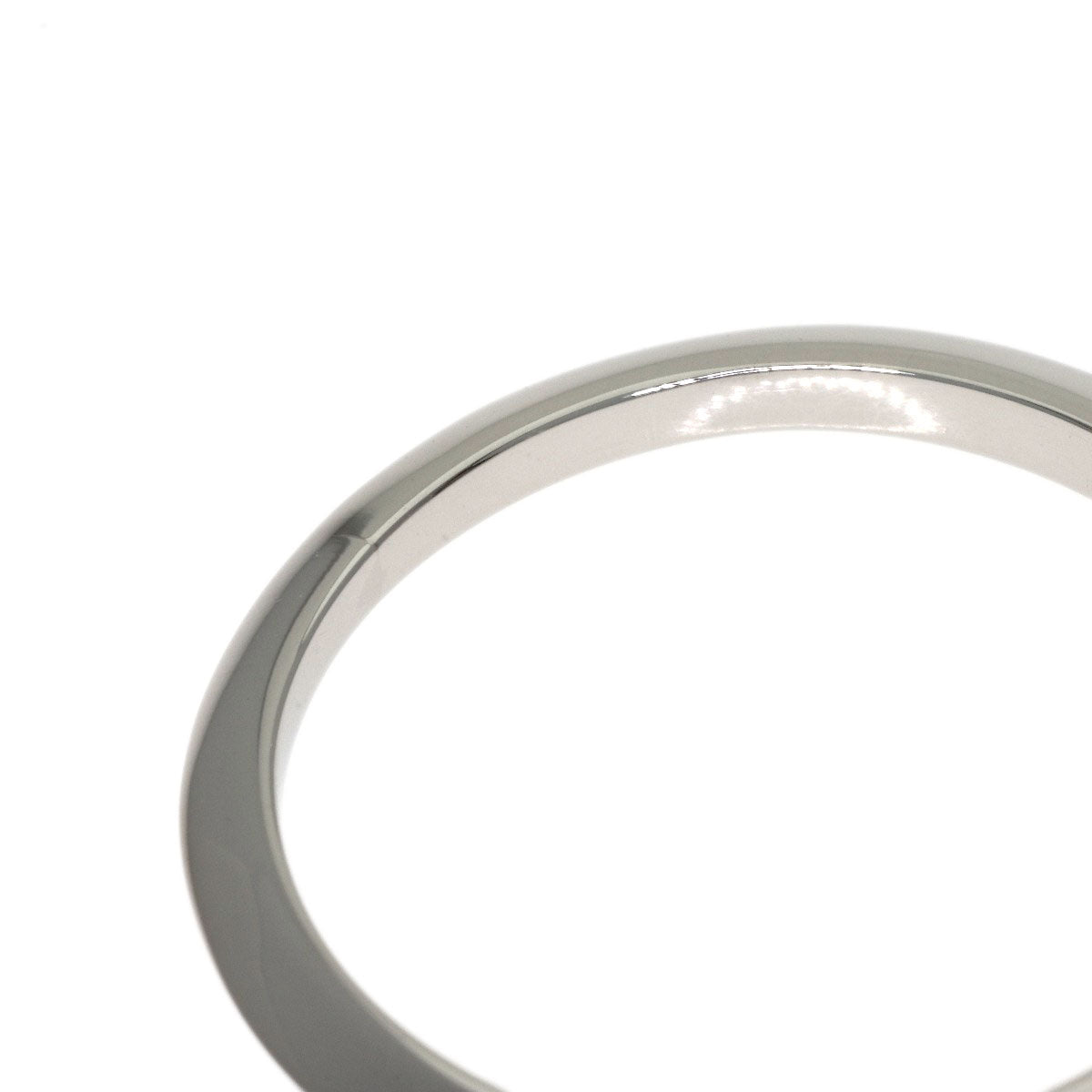 TIFFANY&Co. Solitaire Diamond Knife Edge Ring Platinum PT950 Ladies [Used]