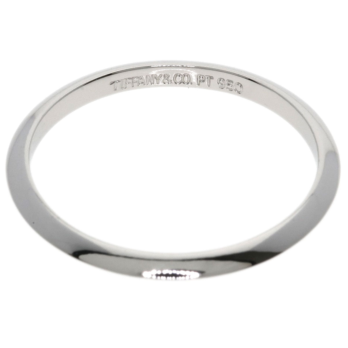 TIFFANY&Co. Knife edge Ring Platinum PT950 Ladies [Used]