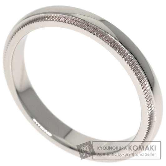 TIFFANY&Co. Milgrain Ring Platinum PT950 Ladies [Used]