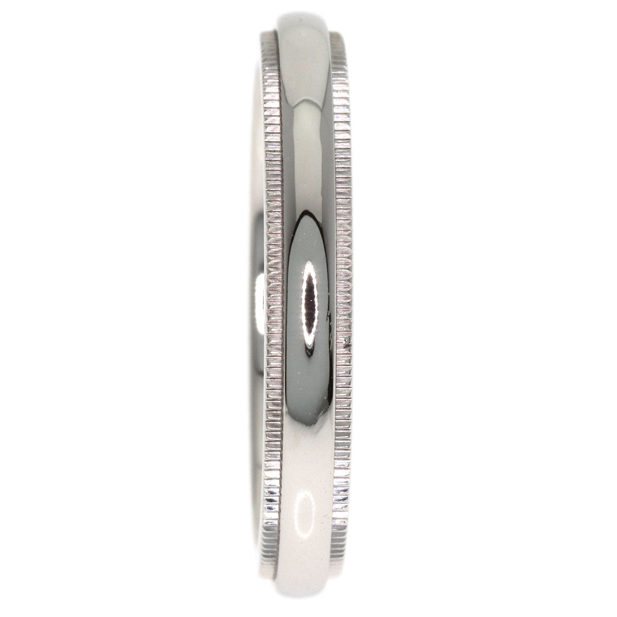 TIFFANY&Co. Milgrain Ring Platinum PT950 Ladies [Used]