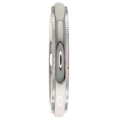 TIFFANY&Co. Milgrain Ring Platinum PT950 Ladies [Used]