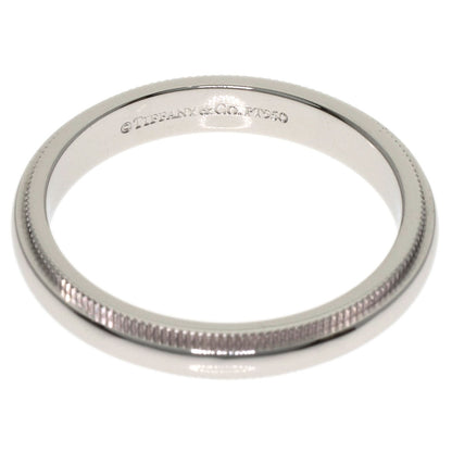 TIFFANY&Co. Milgrain Ring Platinum PT950 Ladies [Used]