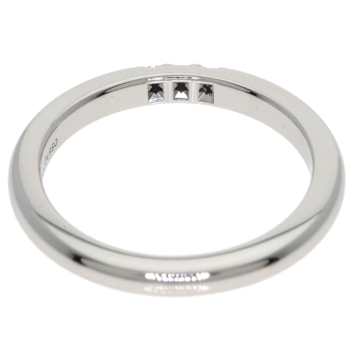 TIFFANY&Co. Forever 3P Diamond Ring Platinum PT950 Ladies [Used]