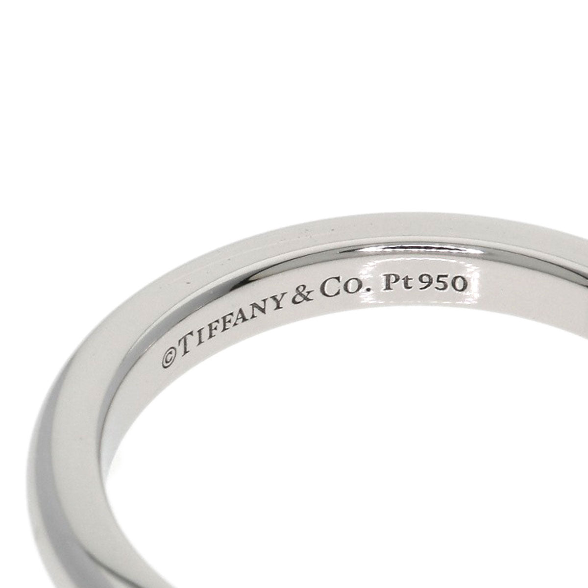 TIFFANY&Co. Forever 3P Diamond Ring Platinum PT950 Ladies [Used]