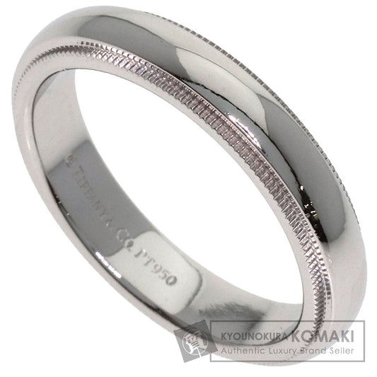 TIFFANY&Co. Milgrain Ring Platinum PT950 Ladies [Used]