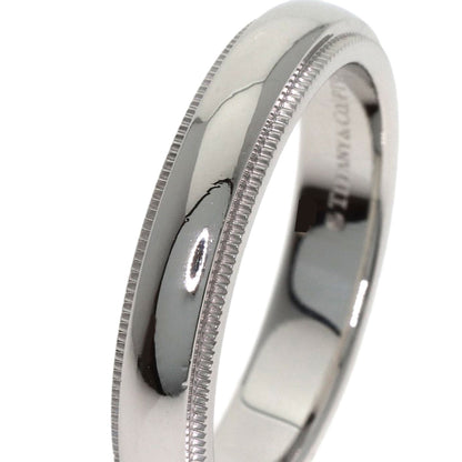 TIFFANY&Co. Milgrain Ring Platinum PT950 Ladies [Used]