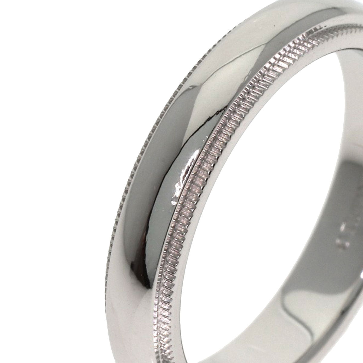TIFFANY&Co. Milgrain Ring Platinum PT950 Ladies [Used]
