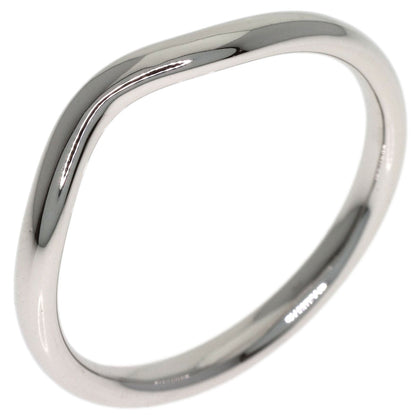 TIFFANY&Co. Curved band Ring Platinum PT950 Ladies [Used]