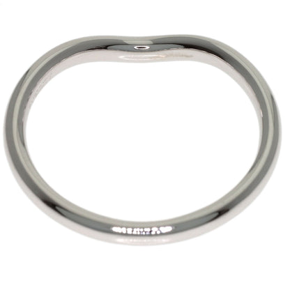 TIFFANY&Co. Curved band Ring Platinum PT950 Ladies [Used]