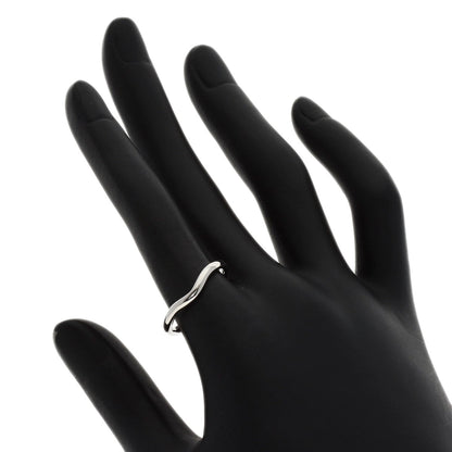 TIFFANY&Co. Curved band Ring Platinum PT950 Ladies [Used]