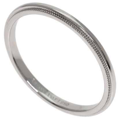 TIFFANY&Co. Milgrain Ring Platinum PT950 Ladies [Used]