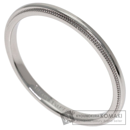 TIFFANY&Co. Milgrain Ring Platinum PT950 Ladies [Used]