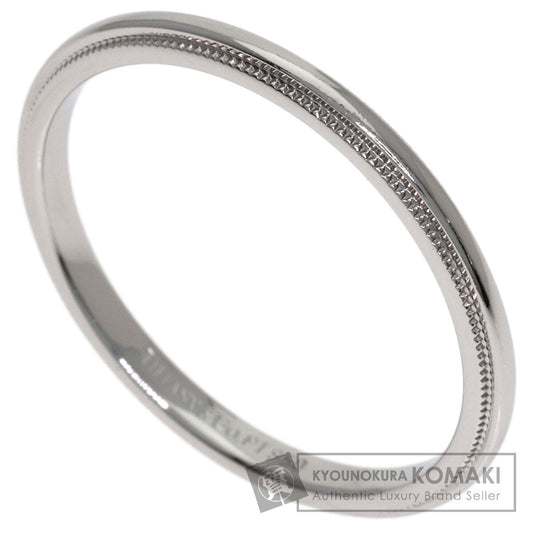 TIFFANY&Co. Milgrain Ring Platinum PT950 Ladies [Used]