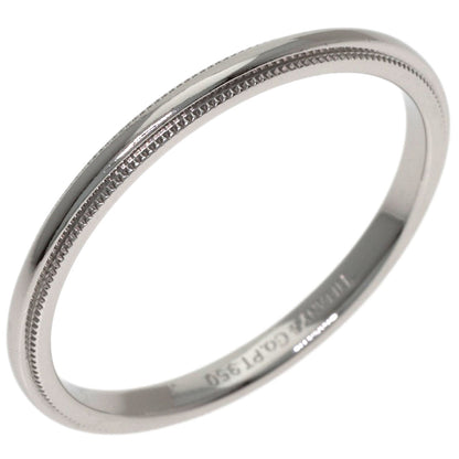 TIFFANY&Co. Milgrain Ring Platinum PT950 Ladies [Used]