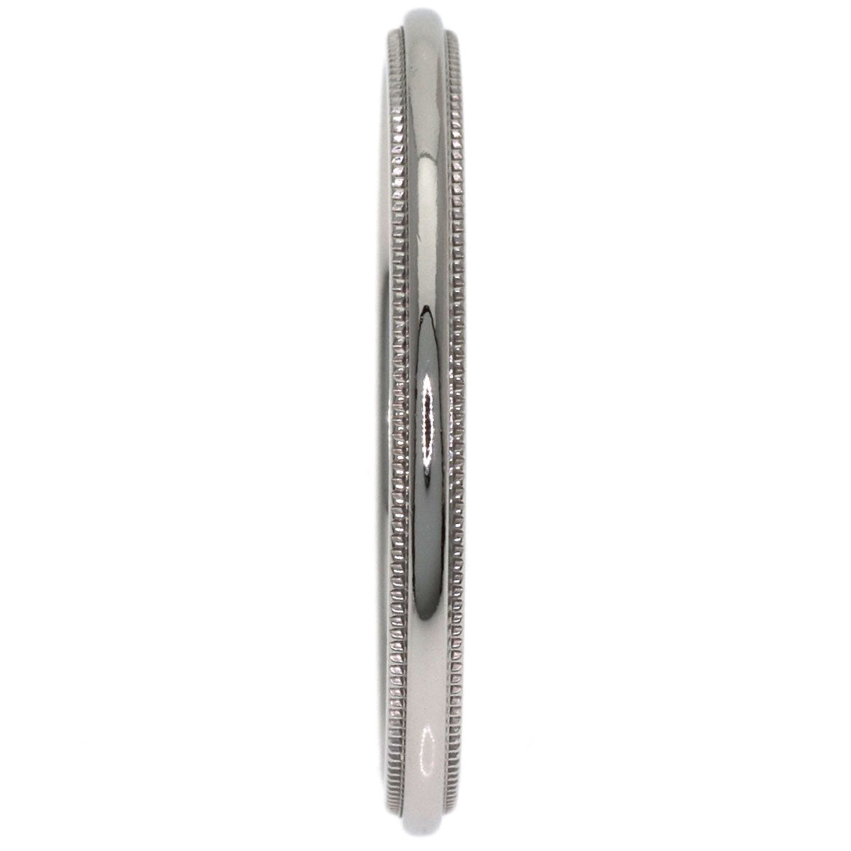 TIFFANY&Co. Milgrain Ring Platinum PT950 Ladies [Used]