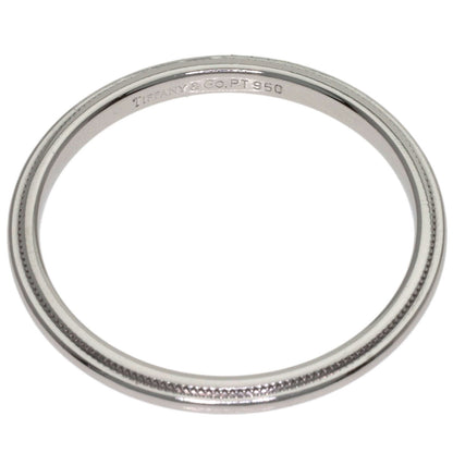 TIFFANY&Co. Milgrain Ring Platinum PT950 Ladies [Used]