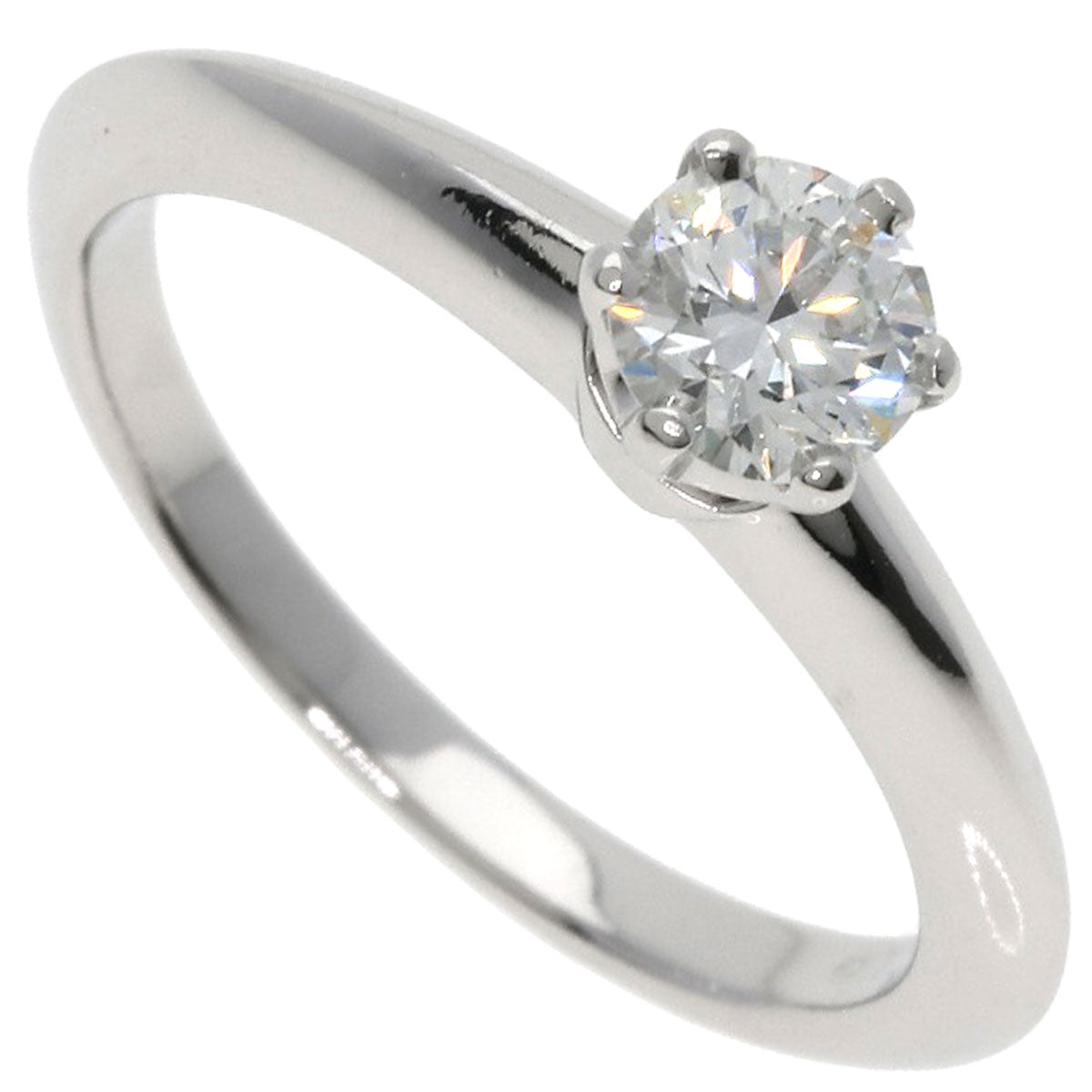 TIFFANY&Co. Solitaire Diamond G-VS1-VG Ring Platinum PT950 Ladies [Used]
