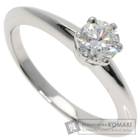 TIFFANY&Co. Solitaire Diamond G-VS1-VG Ring Platinum PT950 Ladies [Used]