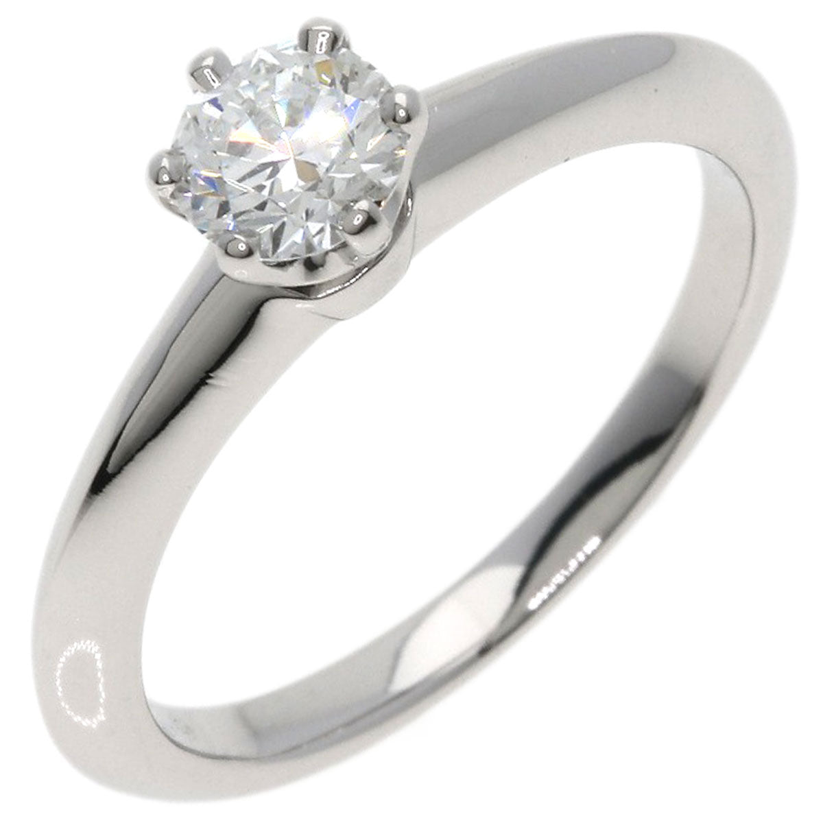 TIFFANY&Co. Solitaire Diamond G-VS1-VG Ring Platinum PT950 Ladies [Used]