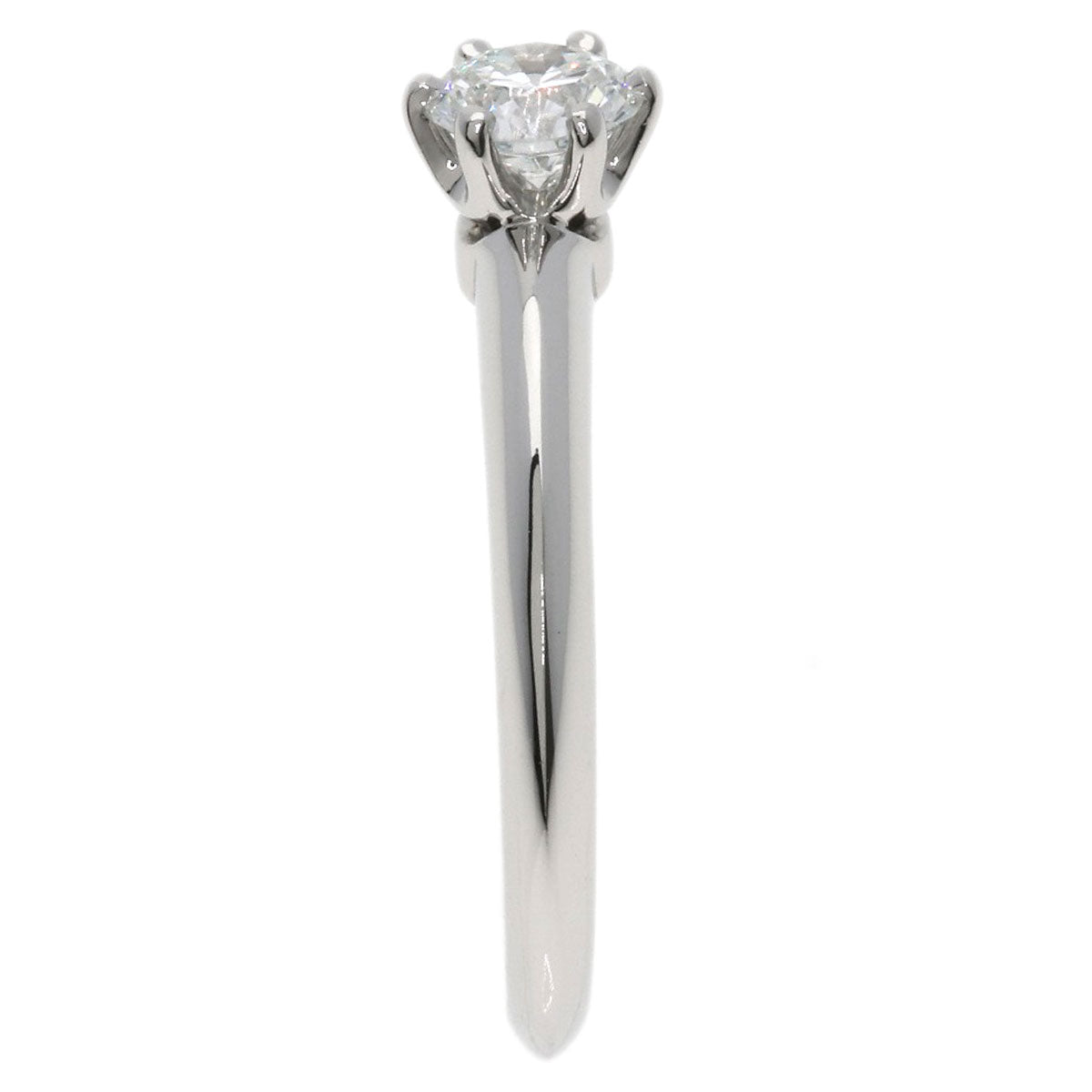 TIFFANY&Co. Solitaire Diamond G-VS1-VG Ring Platinum PT950 Ladies [Used]