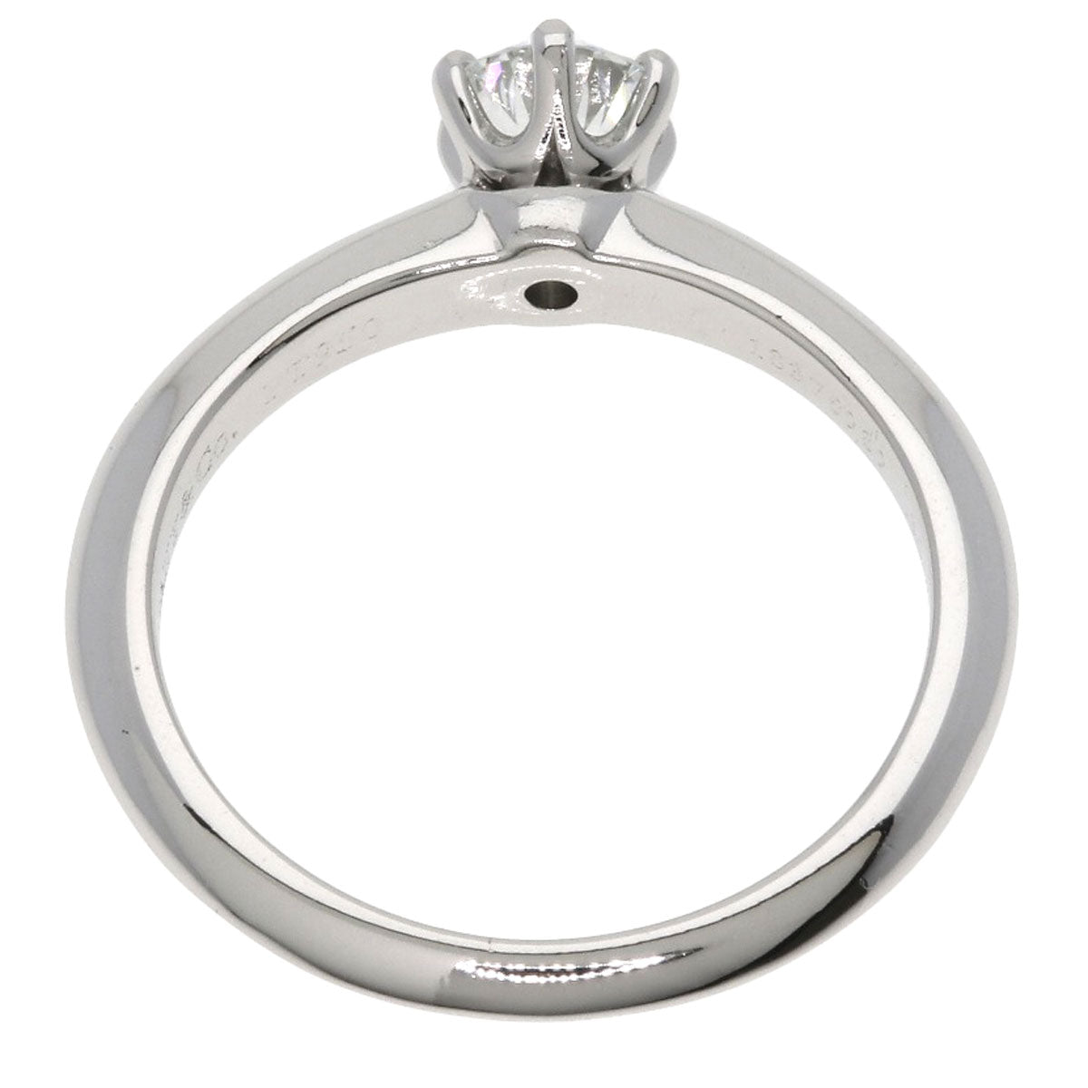 TIFFANY&Co. Solitaire Diamond G-VS1-VG Ring Platinum PT950 Ladies [Used]