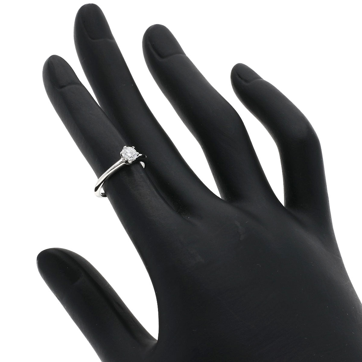 TIFFANY&Co. Solitaire Diamond G-VS1-VG Ring Platinum PT950 Ladies [Used]