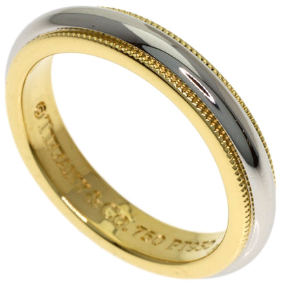 TIFFANY&Co. Milgrain Ring Platinum PT950 18K Yellow GoldLadies [Used]