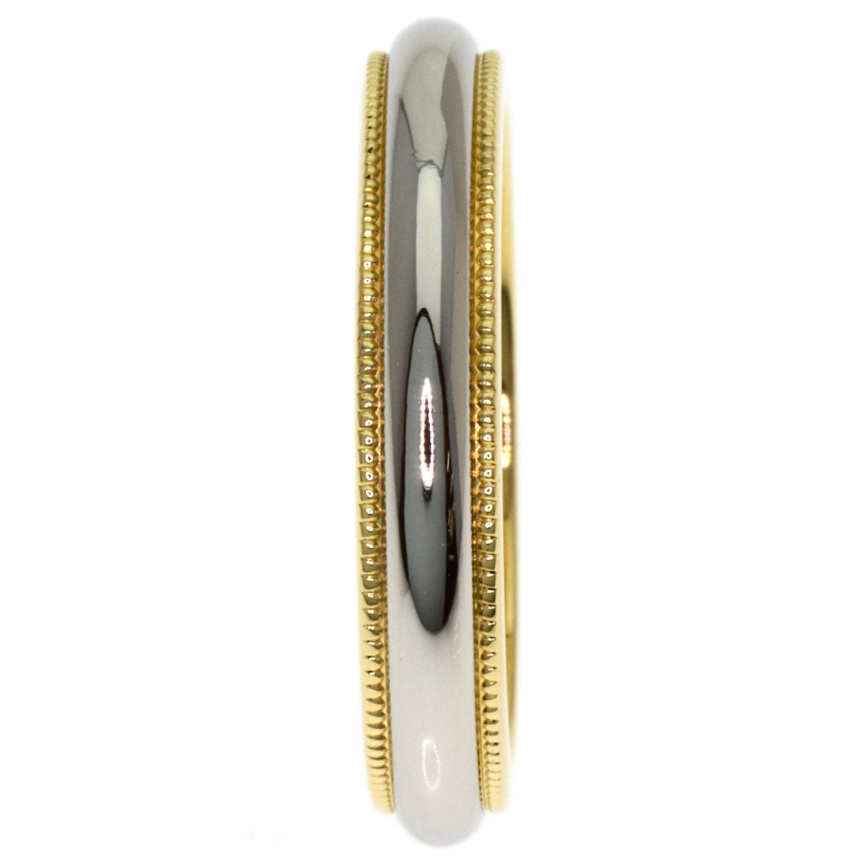TIFFANY&Co. Milgrain Ring Platinum PT950 18K Yellow GoldLadies [Used]
