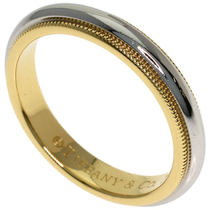 TIFFANY&Co. Milgrain Ring K18 Yellow Gold PT950Ladies [Used]
