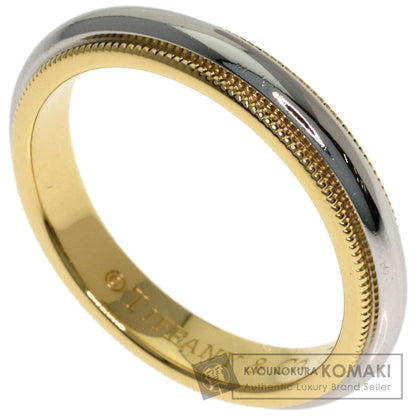 TIFFANY&Co. Milgrain Ring K18 Yellow Gold PT950Ladies [Used]