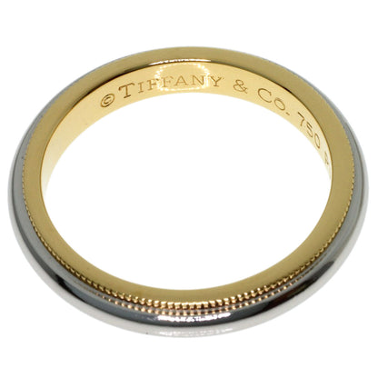 TIFFANY&Co. Milgrain Ring K18 Yellow Gold PT950Ladies [Used]
