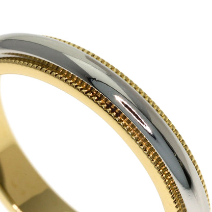 TIFFANY&Co. Milgrain Ring K18 Yellow Gold PT950Ladies [Used]