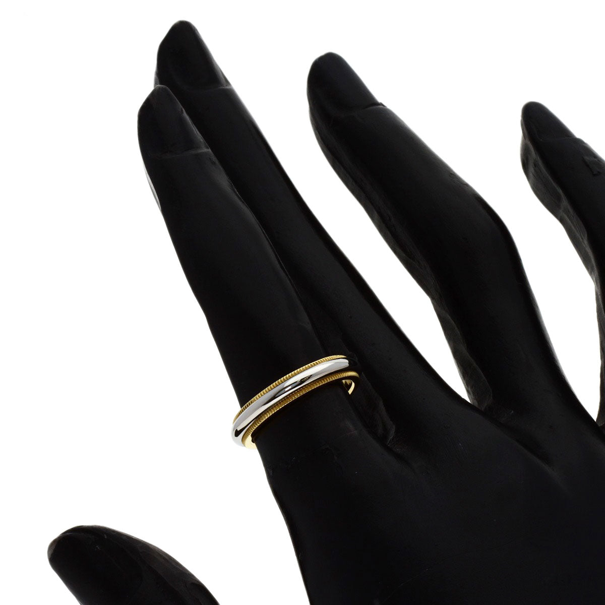 TIFFANY&Co. Milgrain Ring Platinum PT950 18K Yellow GoldLadies [Used]