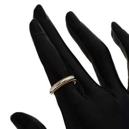 TIFFANY&Co. Milgrain Ring Platinum PT950 18K Yellow GoldLadies [Used]