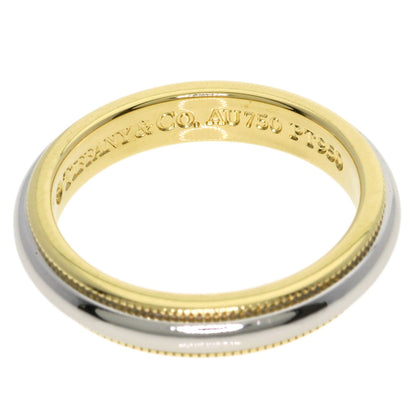 TIFFANY&Co. Milgrain Ring K18 Yellow Gold PT950Ladies [Used]