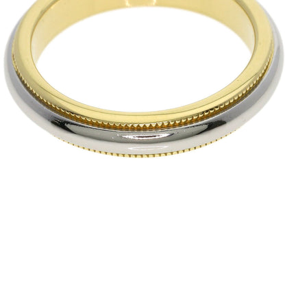 TIFFANY&Co. Milgrain Ring K18 Yellow Gold PT950Ladies [Used]