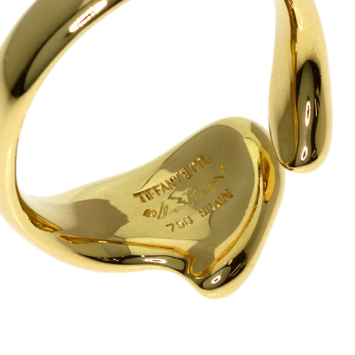 TIFFANY&Co. Full heart Ring K18 Yellow Gold Ladies [Used]
