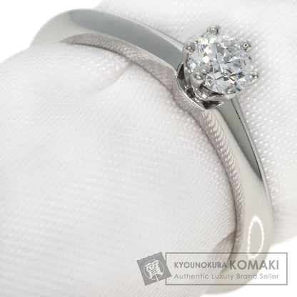 TIFFANY&Co. Solitaire Diamond Ring Platinum PT950 Ladies [Used]