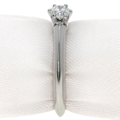 TIFFANY&Co. Solitaire Diamond Ring Platinum PT950 Ladies [Used]